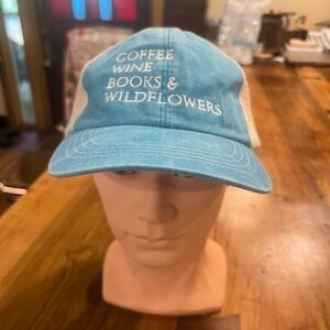 Adams Teal and White Mesh Trucker Hat